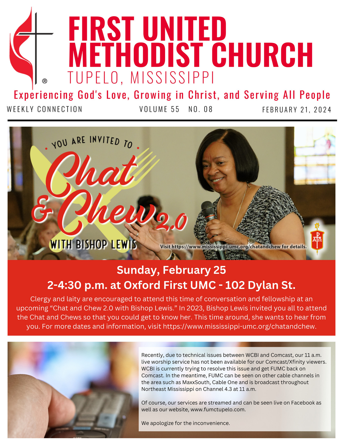 First United Methodist Church, Tupelo MS Online FUMC Newsletter 02.21