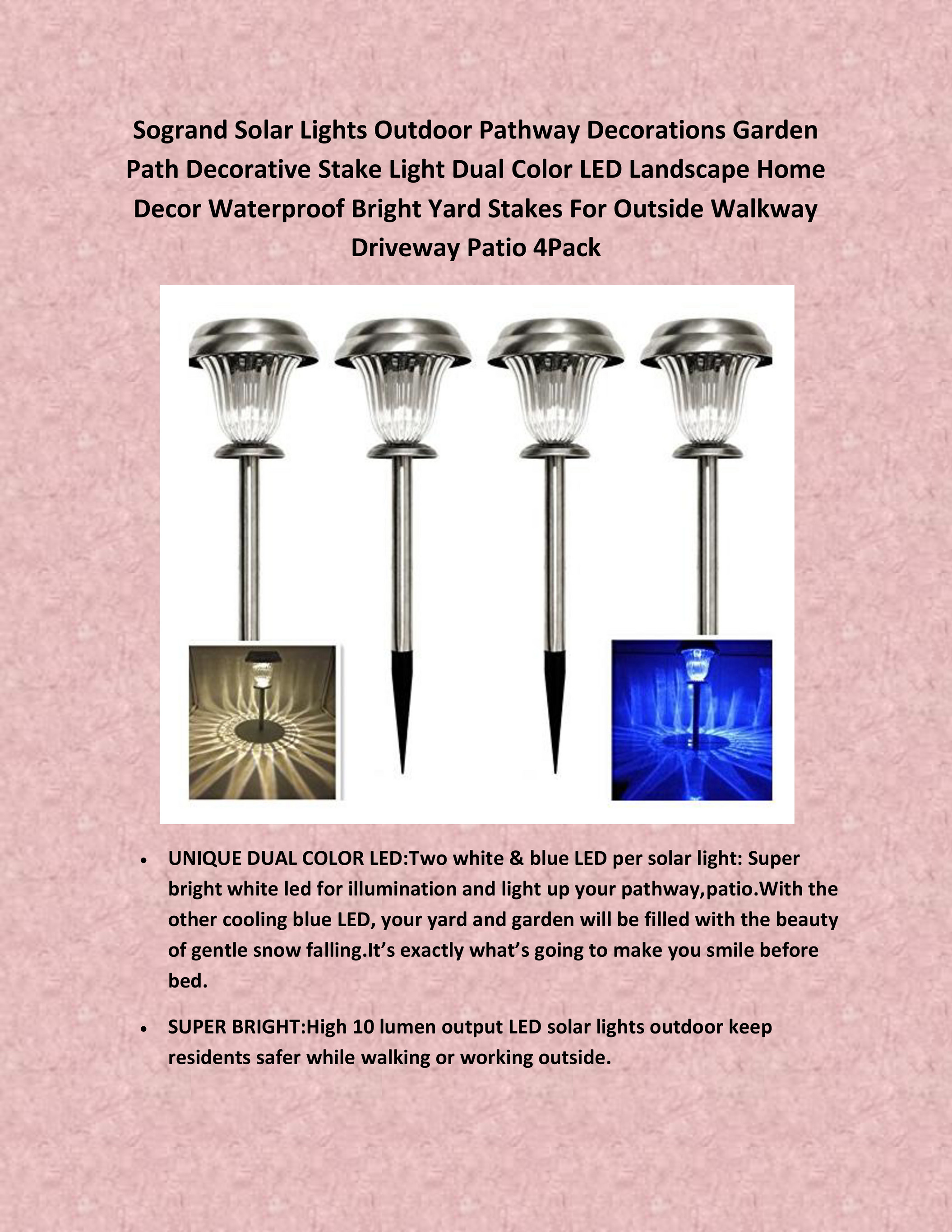 solar lights outdoor on My Publications Stainless Steel Solar Lights Outdoor Pathway Page 2 Created With Publitas Com