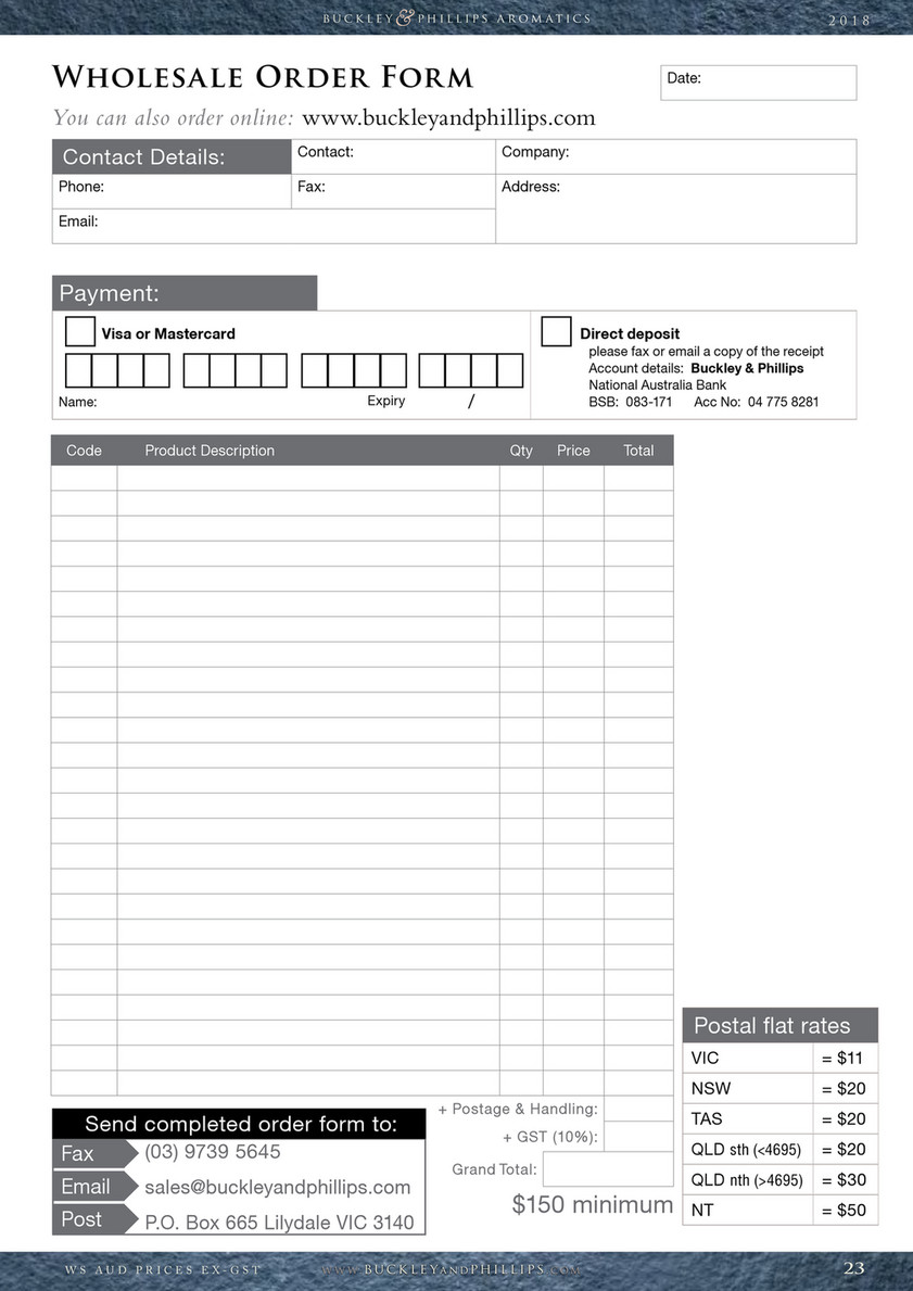Aromamatic Products Buckley And Phillips Wholesale Page 22 23