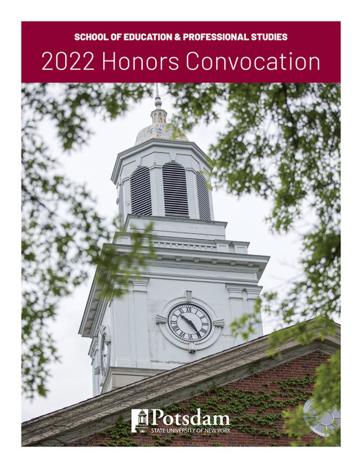 SUNY Potsdam - School of Education & Professional Studies 2022 Honors ...