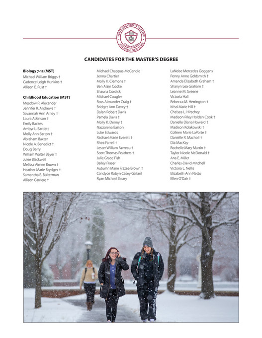 SUNY Potsdam 2023 Commencement Program Page 1011 Created with