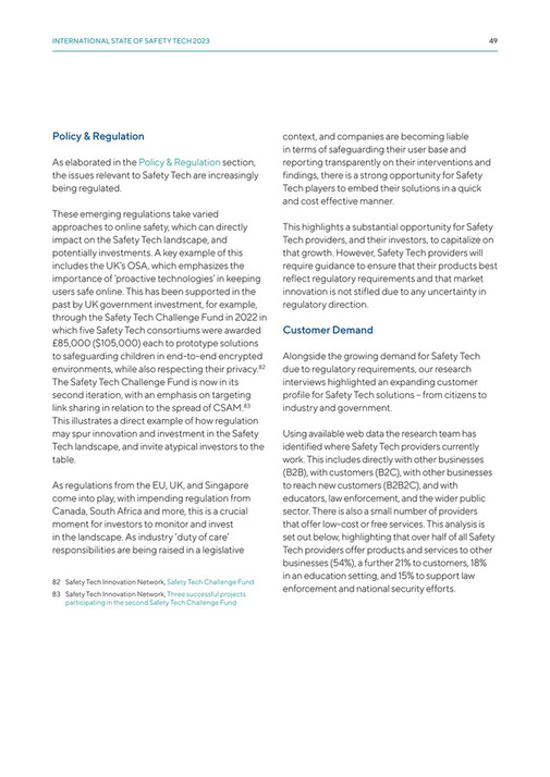 Public - International State of Safety Tech Report: 2023 - Page 48-49 ...