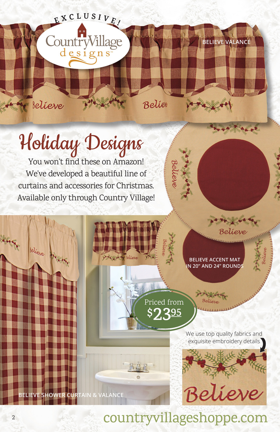 Country Village Shoppe Winter Catalog 2017 - Page 2-3 - Created with  Publitas.com