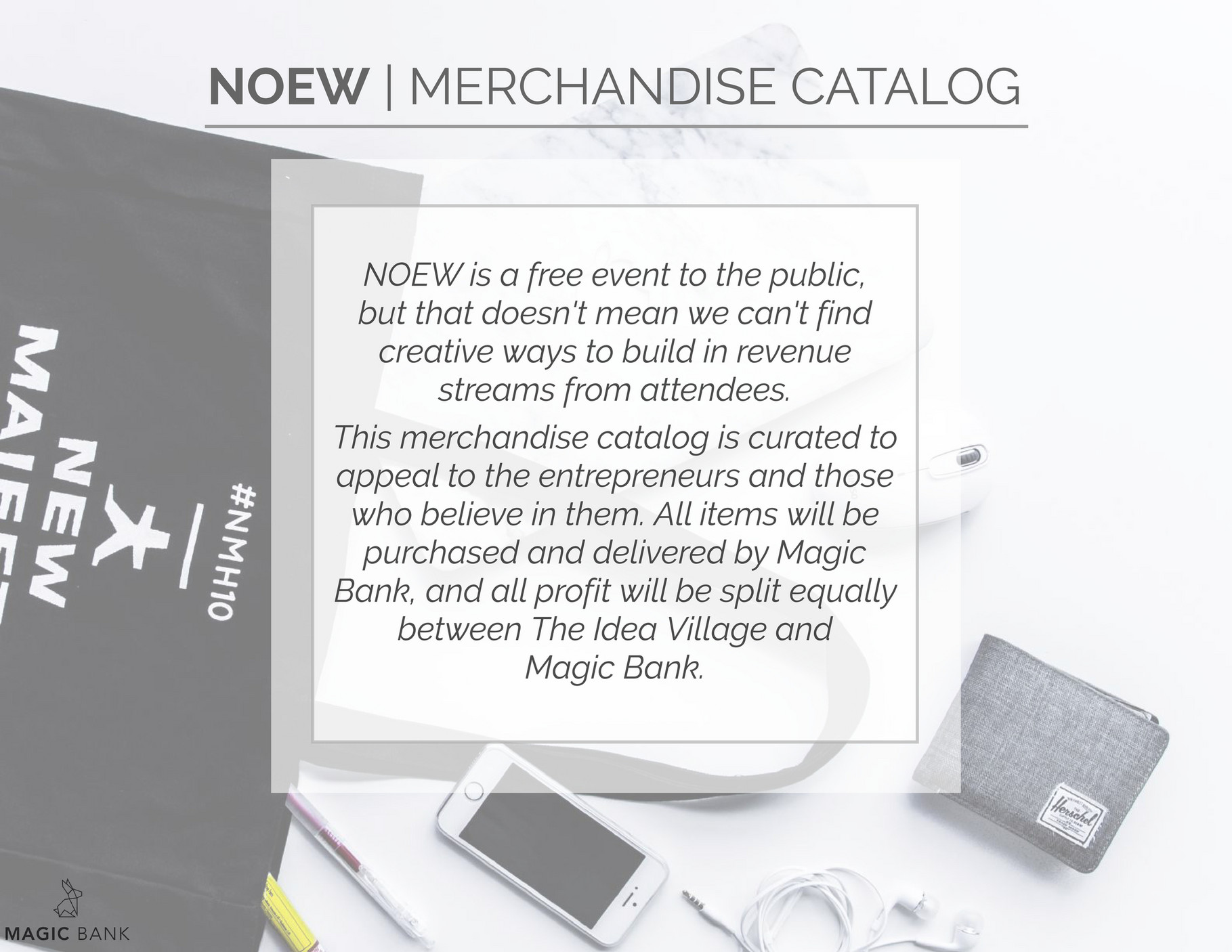 Magic Bank Idea Village Retail Catalog NOEW 2018 Page 1 Created