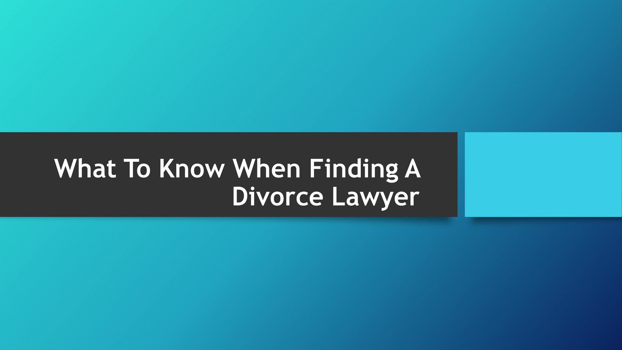 Eidelman & Associates What to know when finding a divorce lawyer