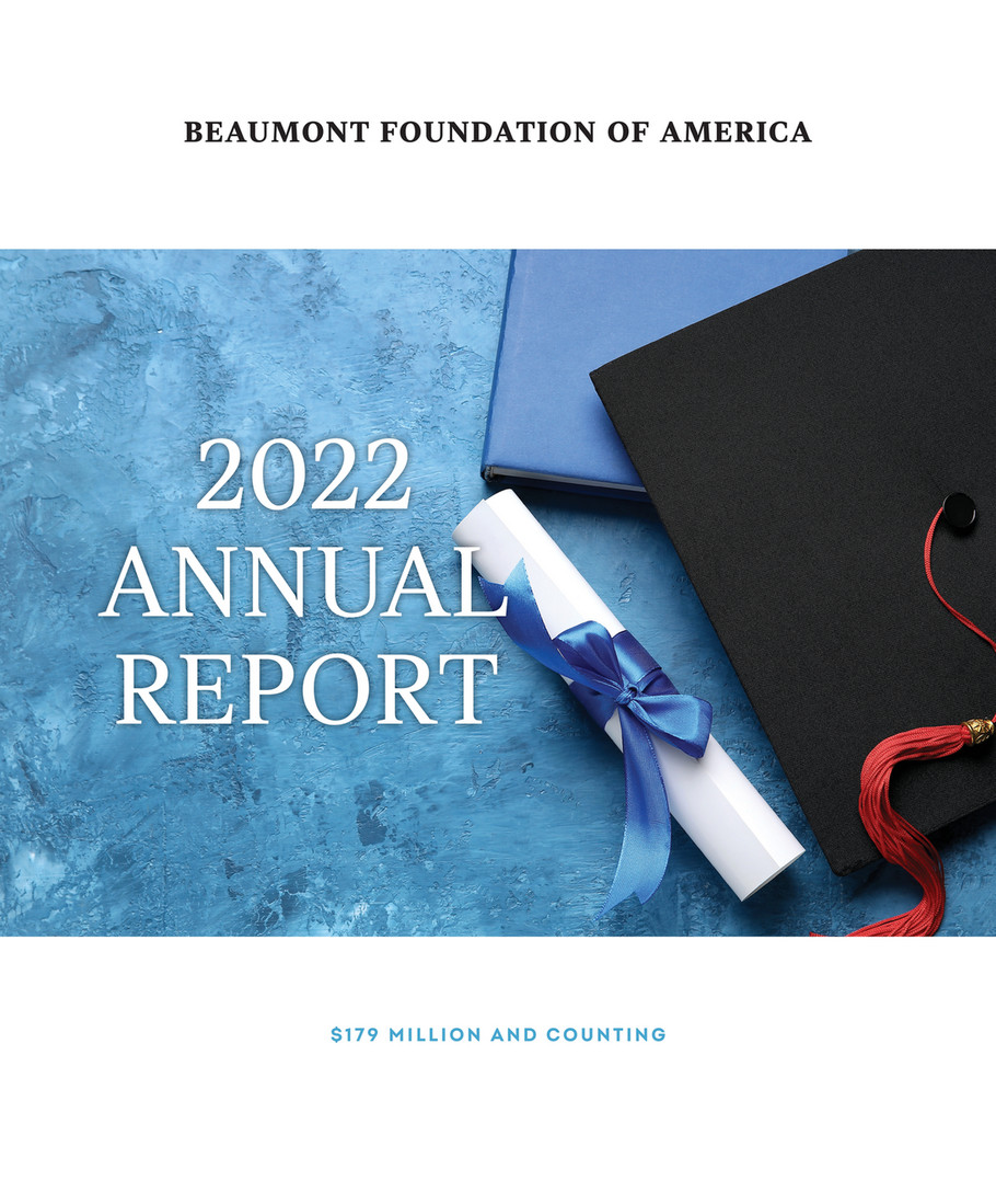 Beaumont Foundation BFA 2022 Annual Report Page 1 Created