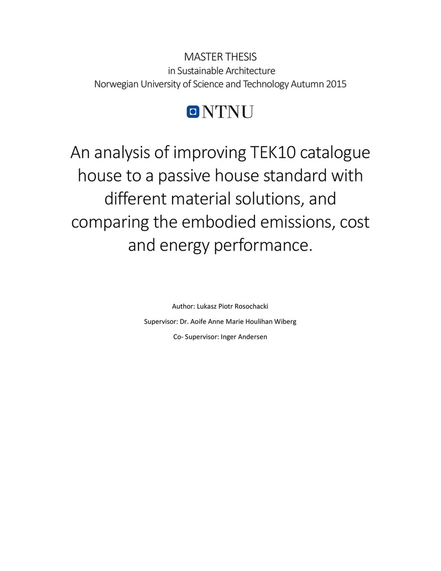 My publications - NTNU Masters Thesis Lukasz Rosochacki - Page 1 - Created  with Publitas.com