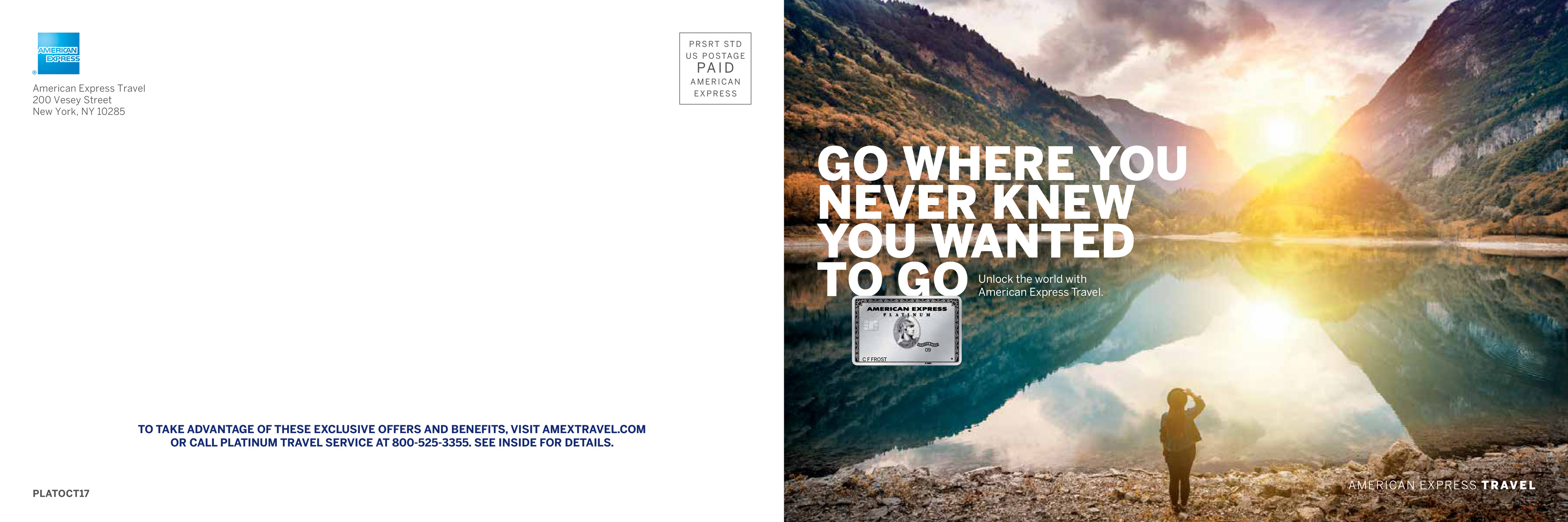 My publications - American Express Travel Platinum Brochure - Page 1 -  Created with 