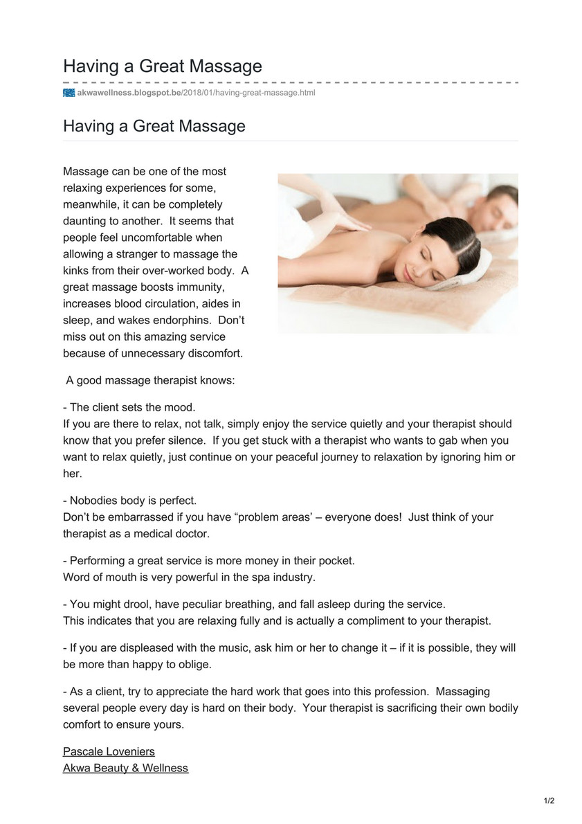 Massage Html