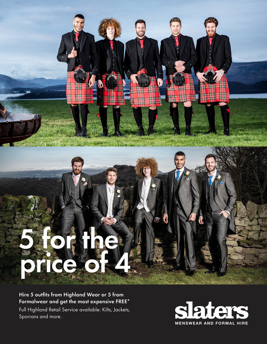 slaters kilt hire prices