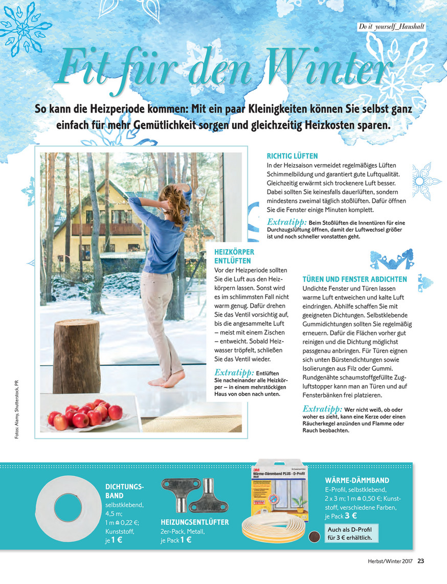 Tedi Entdecken Ideenmagazin Herbst Winter 2017 Seite 22 23