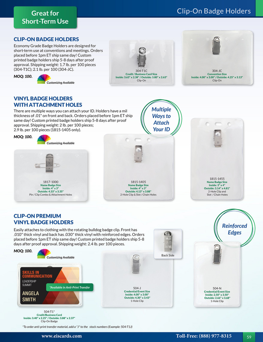 EIS Cards - ID Card Solutions - EIS Cards publication - Page 60-61