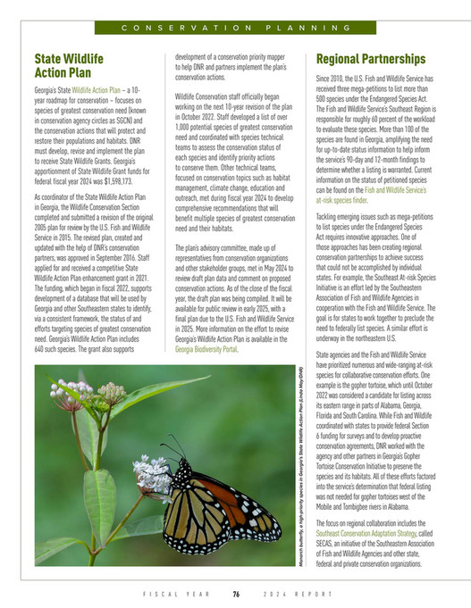 Georgia Department of Natural Resources - DNR 2024 WCS Comprehensive ...