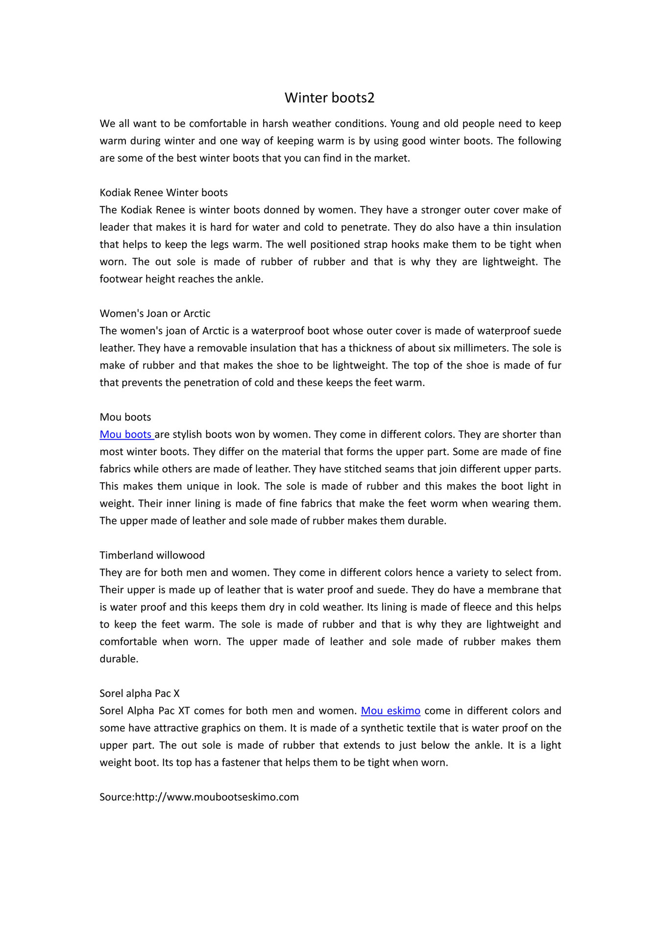 My publications Winter boots Cyber Monday 2017 Page 1 Created