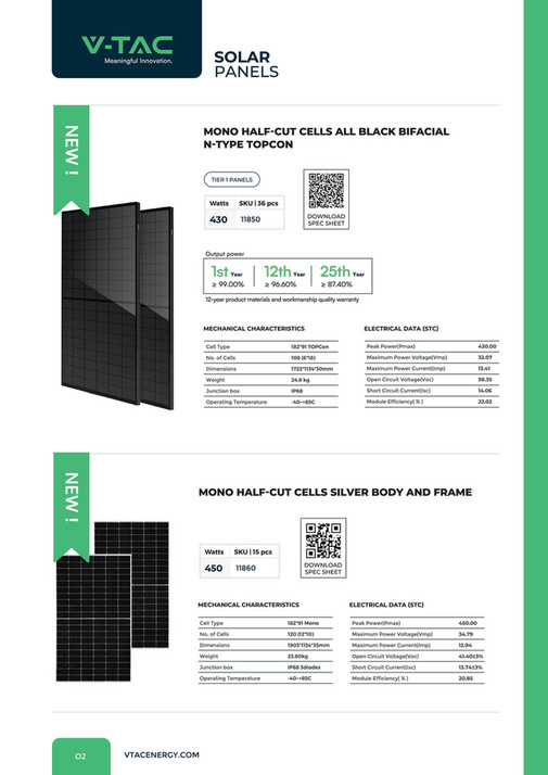 Monoform Vtac VTAC - V-TAC Solar Catalogue 2023 - Page 6-7