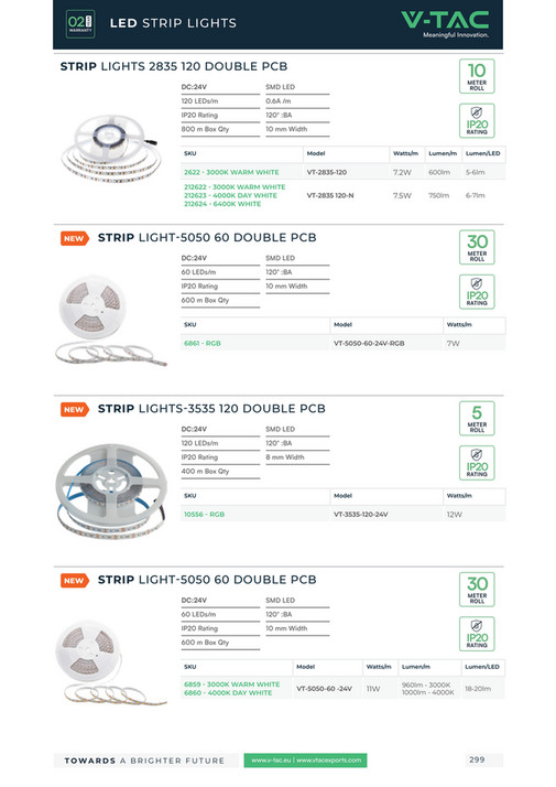 Vtac Led Strip VTAC - LED Strip Lights - Page 1