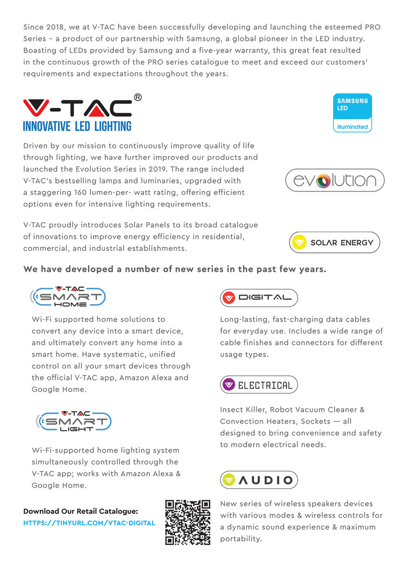 VTAC - V-TAC Samsung Catalogue - Page 1