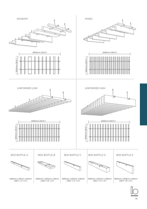 Baresque ZINTRA Acoustic Solutions Design Essentials Page 6263