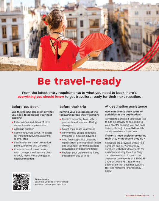 Air Canada Vacations Air Canada Vacations_Europe_Toolkit_202324_EN