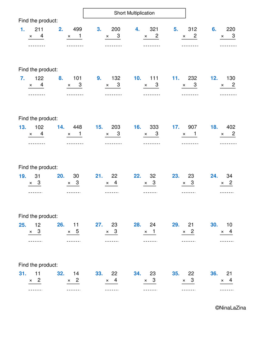 ninalazina short multiplication worksheets year 6 upload pr v2 page 2 created with publitas com