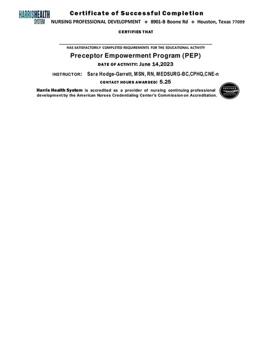 Harris Health System - PEP Cert 6.14.23 - Page 1 - Created with ...