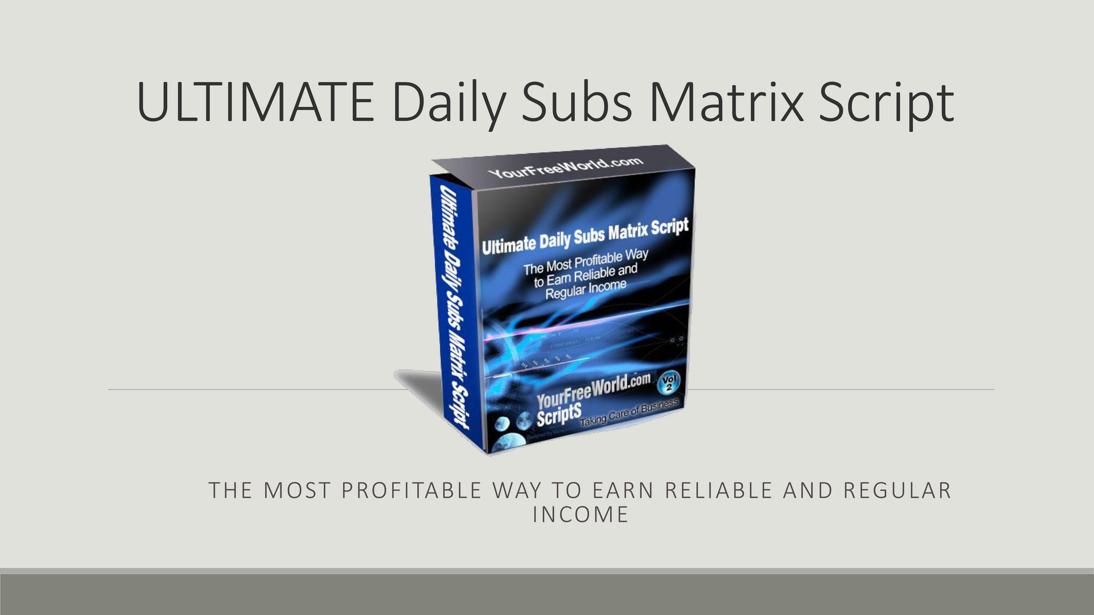 markperkine - Ultimate Daily Subs Matrix Script - Page 1 - Created with ...