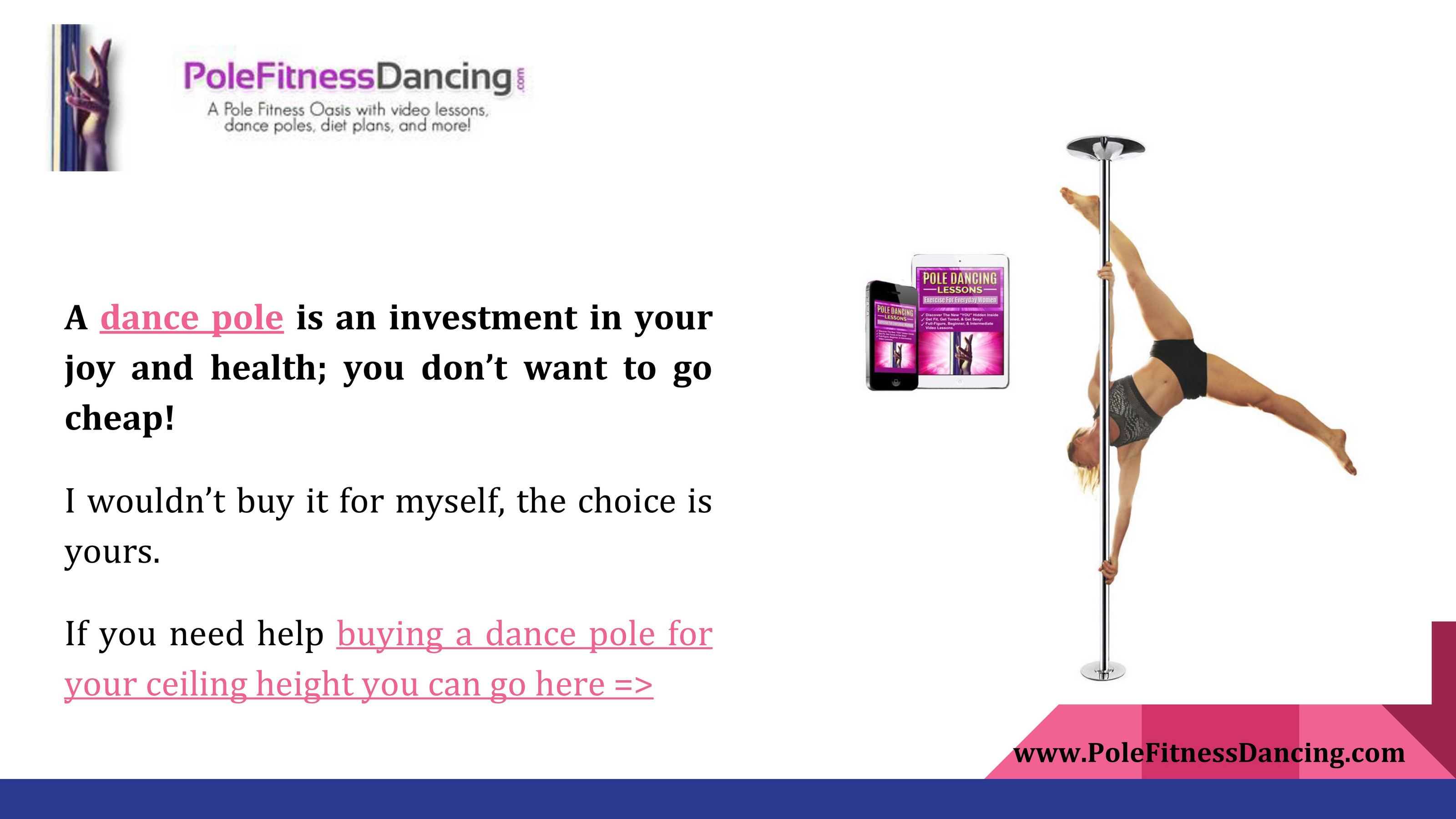 Dancing video lessons pole 60 Pole