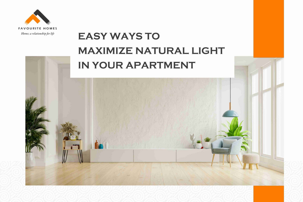 Easy Ways to Maximize Natural Light in Your Apartment | Natural Light ...