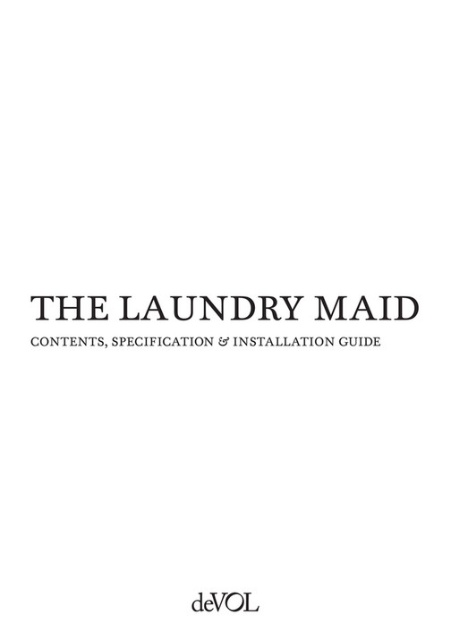 deVOL Kitchens The Laundry Maid Product Booklet 2025 UK WEB