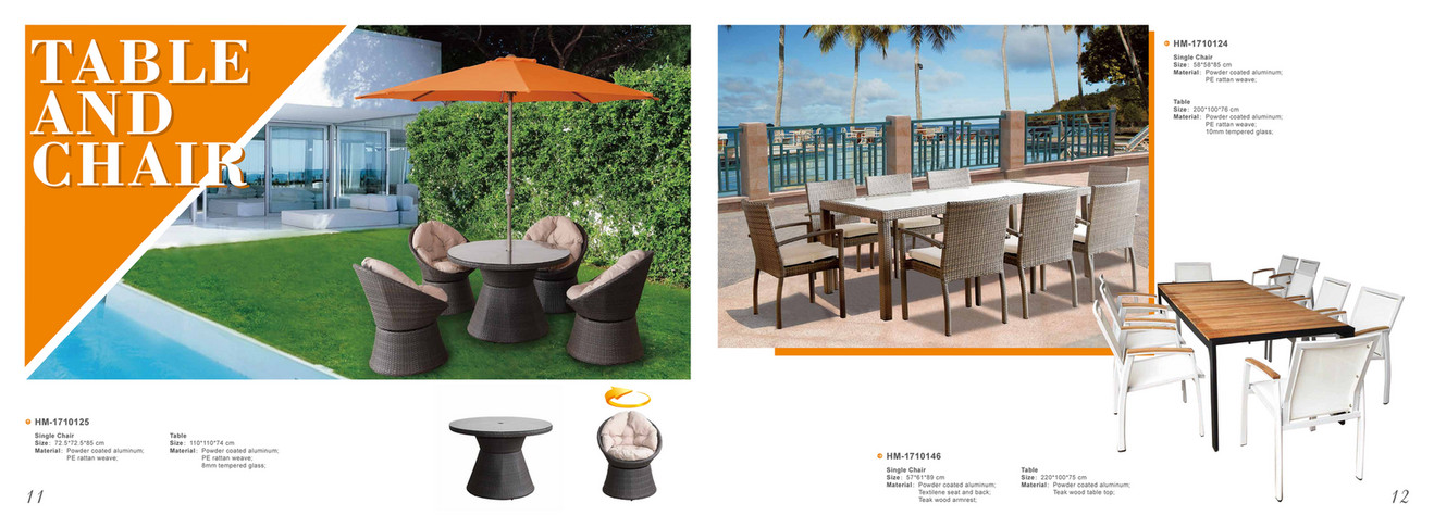 Hormel Industrial Co Ltd 2017 Hormel Outdoor Furniture Catalog Page 8 Created With Publitas Com
