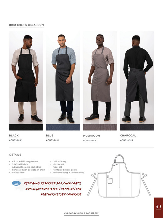 Chef Works Contemporary Catalog 2020 Page 4849