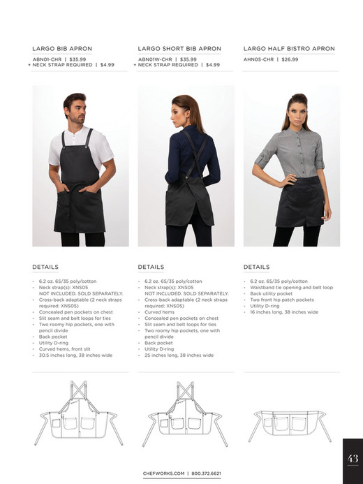 Chef Works Contemporary Catalog 2020 Page 4243