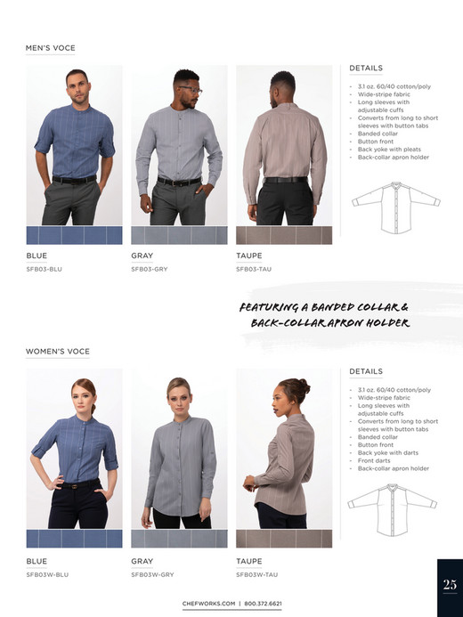 Chef Works Contemporary Catalog 2020 Page 2425