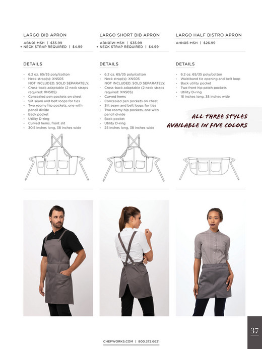 Chef Works Contemporary Catalog 2020 Page 3637
