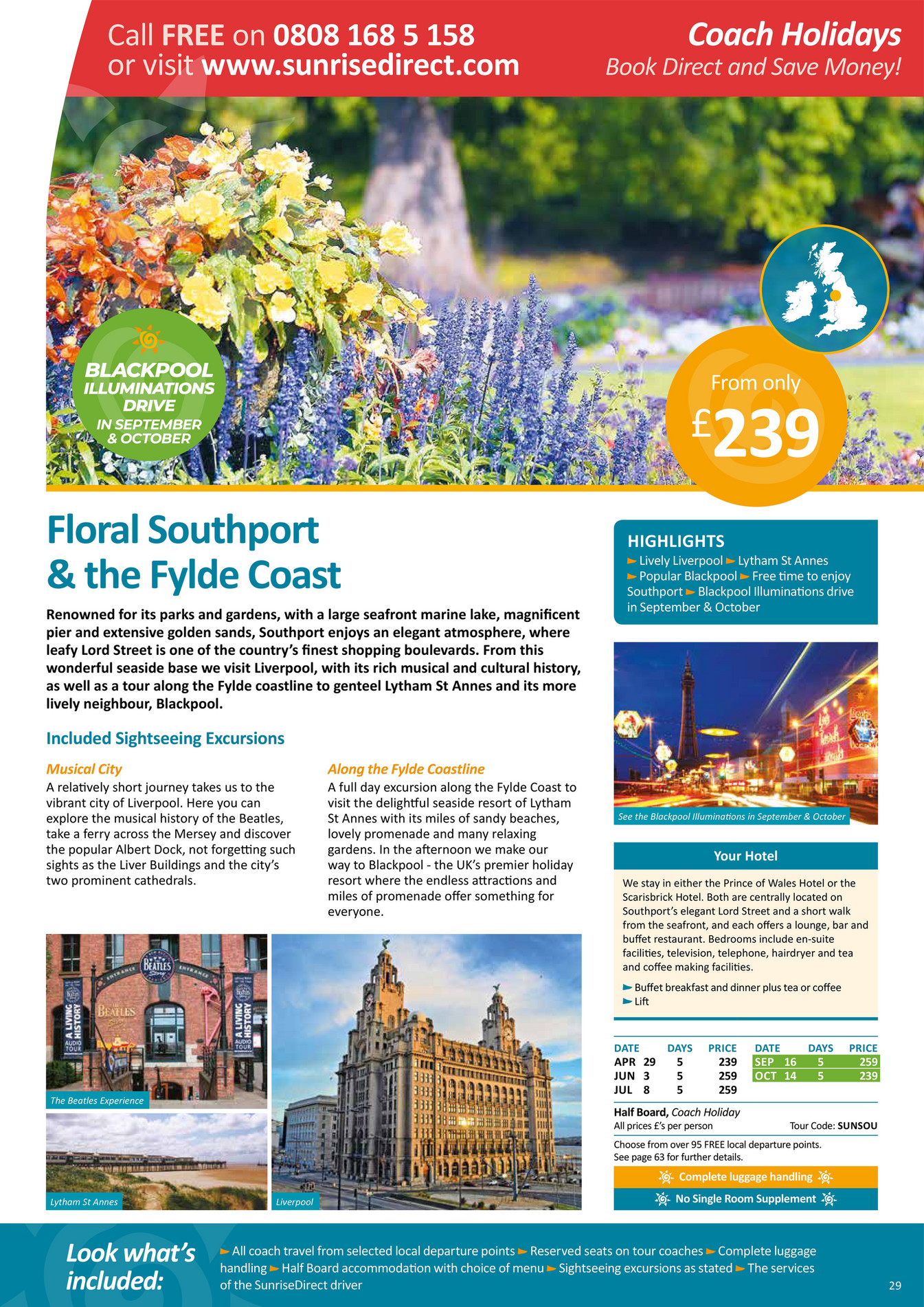 The Uk Holiday Group Sunrisedirect 2019 Holiday Brochure Page