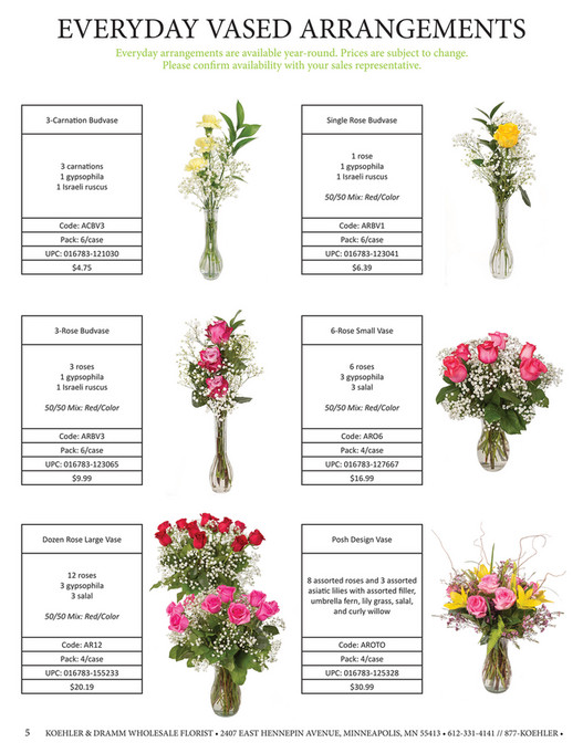 Koehler Dramm Wholesale Florist 2023 Everyday Catalog Page 6 7   B5491c37 Ecc7 41af A989 523cb5ec6e15 At600 