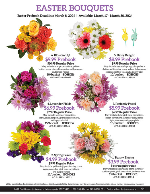 Koehler & Dramm Wholesale Florist Spring Catalog 2024 Koehler & Dramm Wholesale Florist