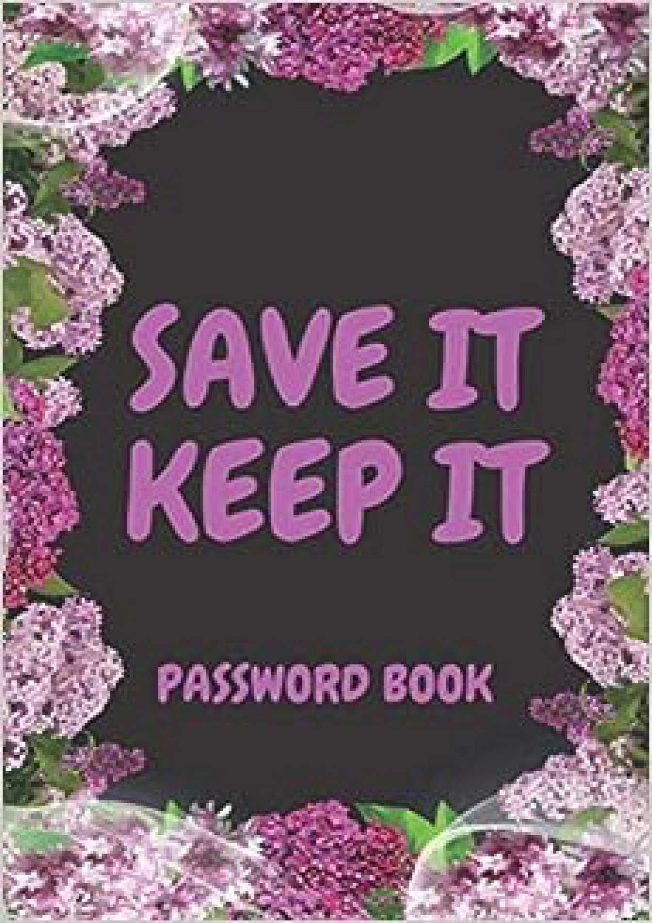 Shonda - PDF Save it keep it Password book Password keeper logbook with ...