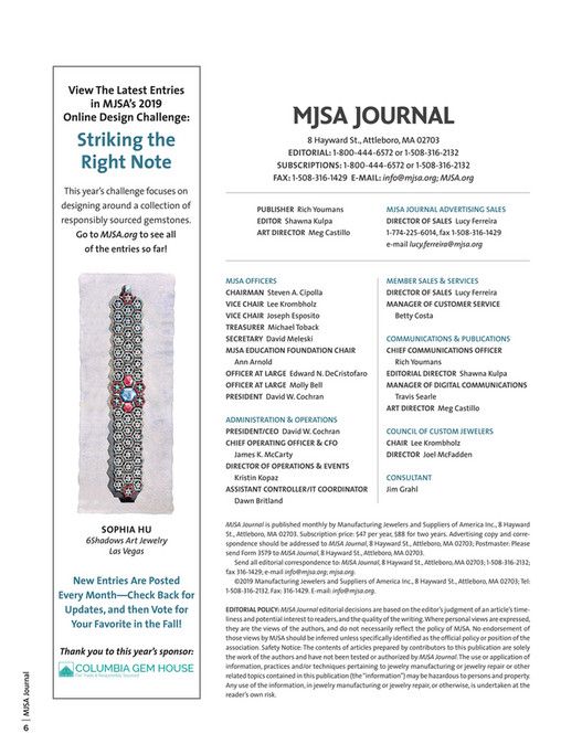 MJSA - July 19Issue - Page 4-5 - Created with Publitas.com