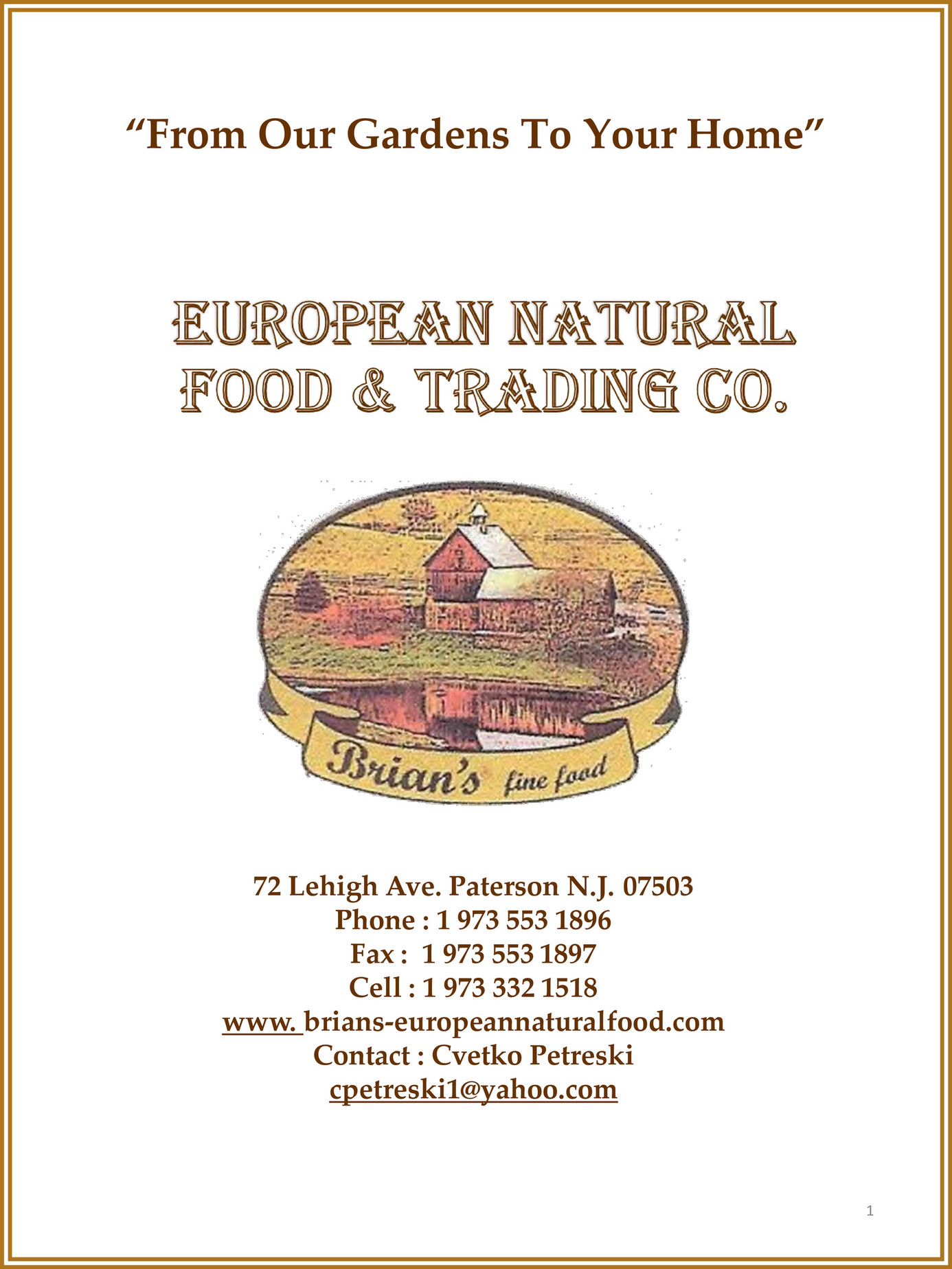 European Natural Food Brian's Catalog Page 67 Created with