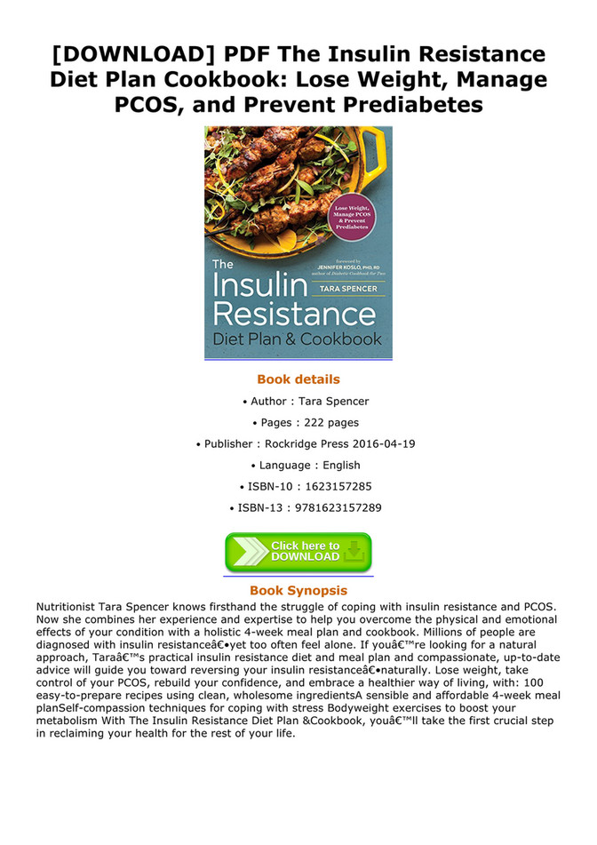 insulin resistance diet pdf