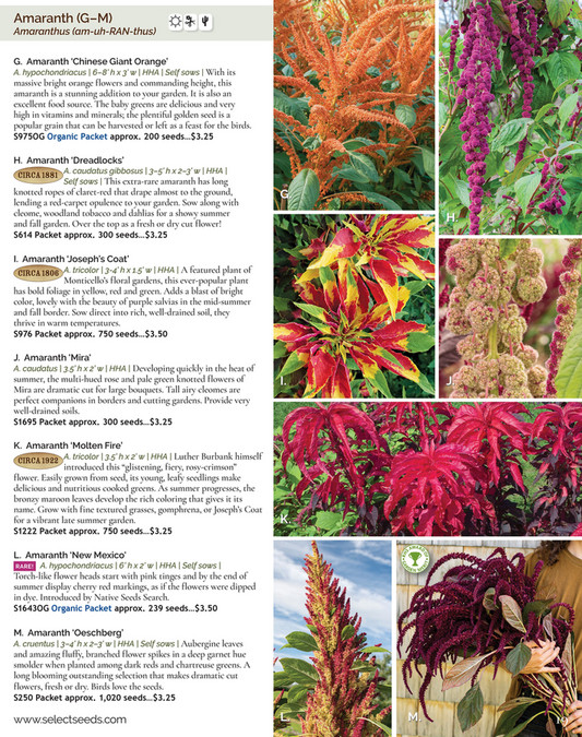 Select Seeds, Co. 2024 Catalog Page 1819 Created with