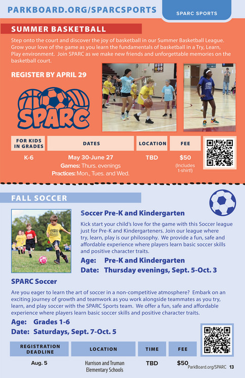 SPARC Summer Camps Guide 2024 - Page 12-13 - Created With Publitas.com