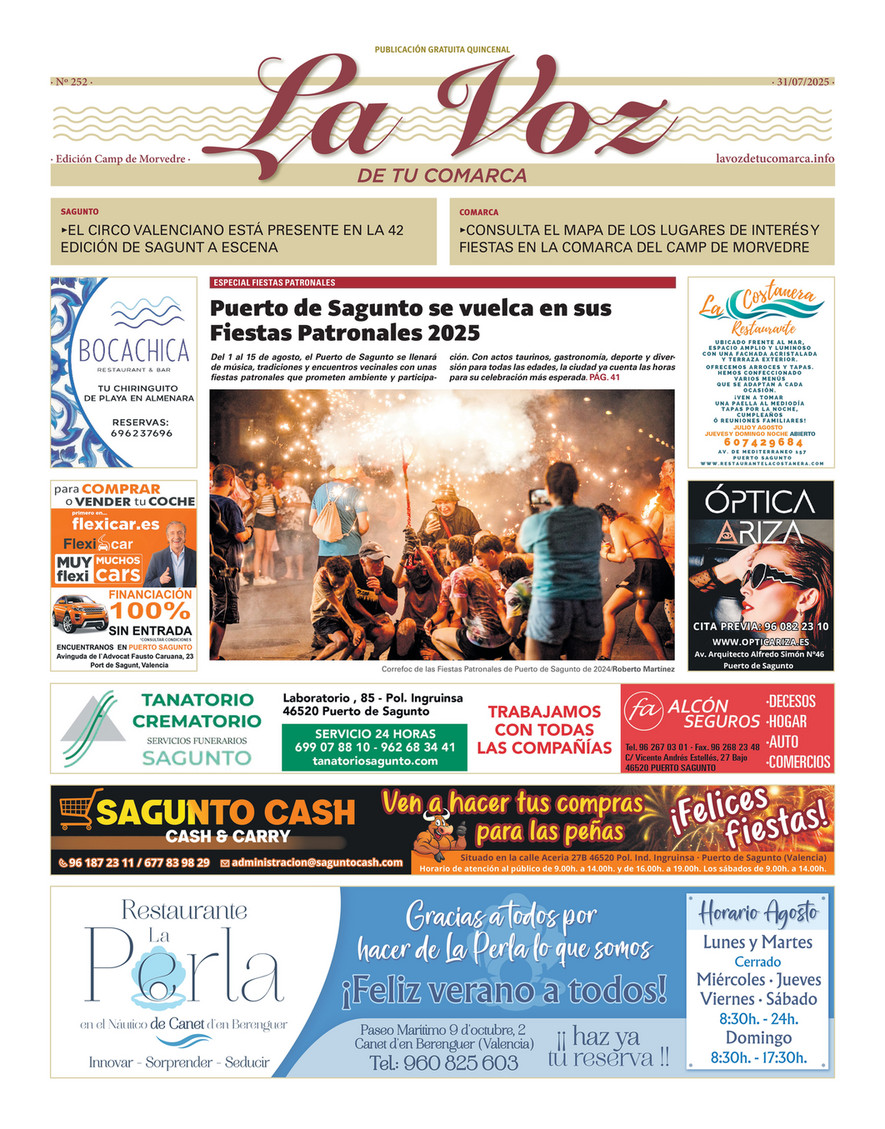 Portada Número 252