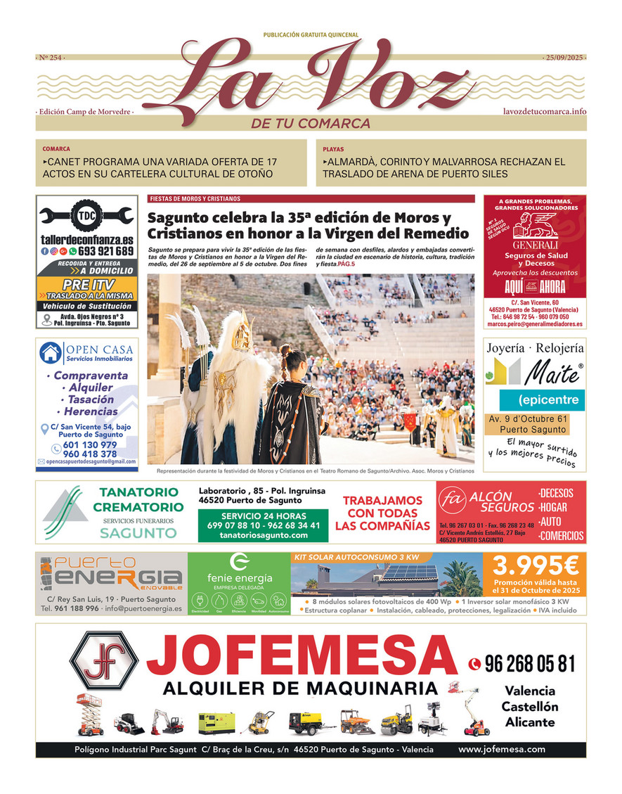 Portada Número 254