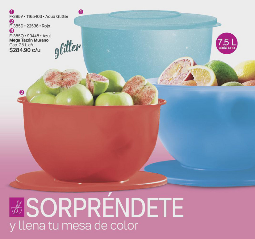 Mega Tazón Murano Tupperware