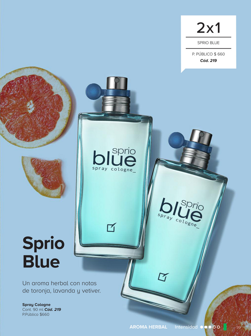 Sprio blue spray orders cologne precio