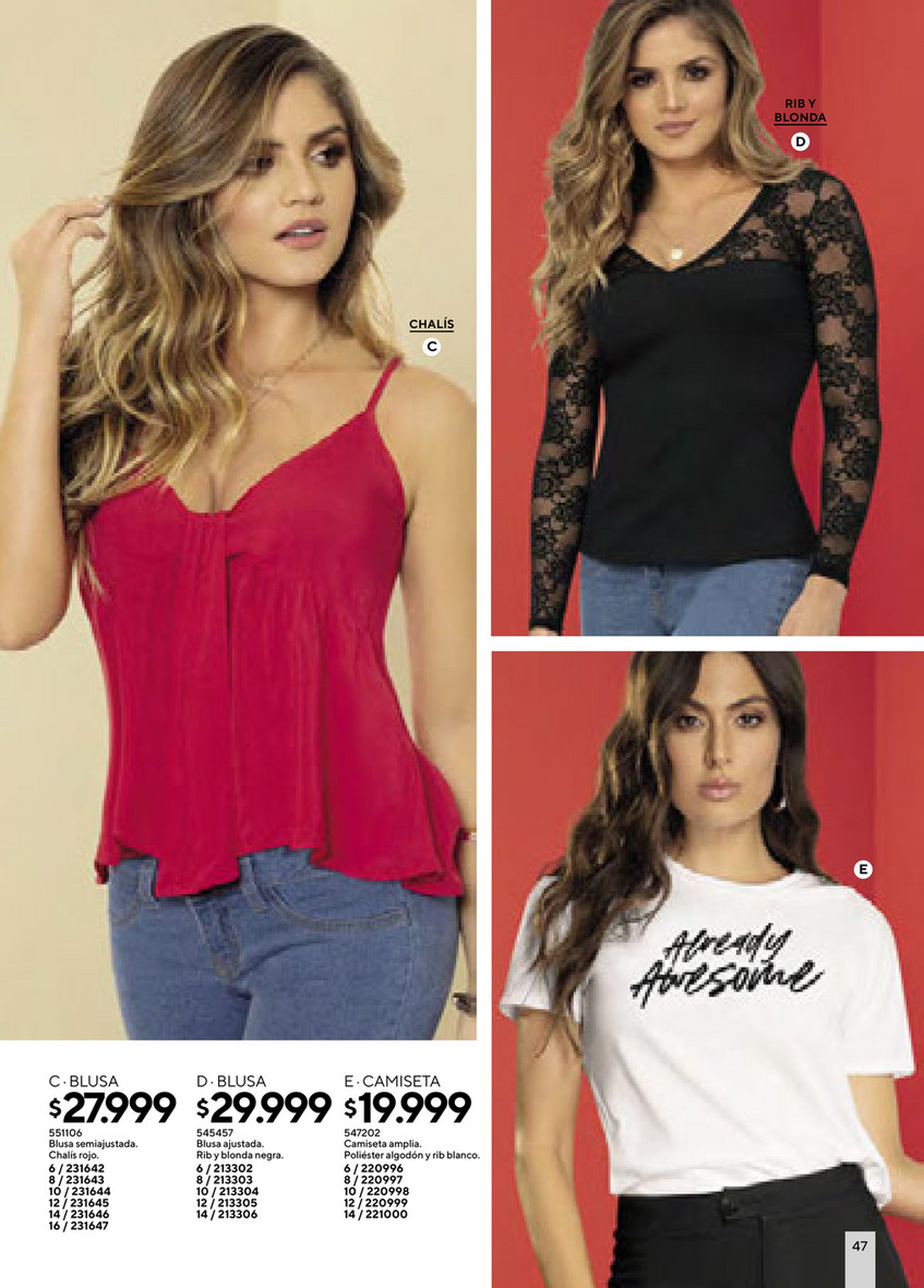 Blusas de blonda online 2019