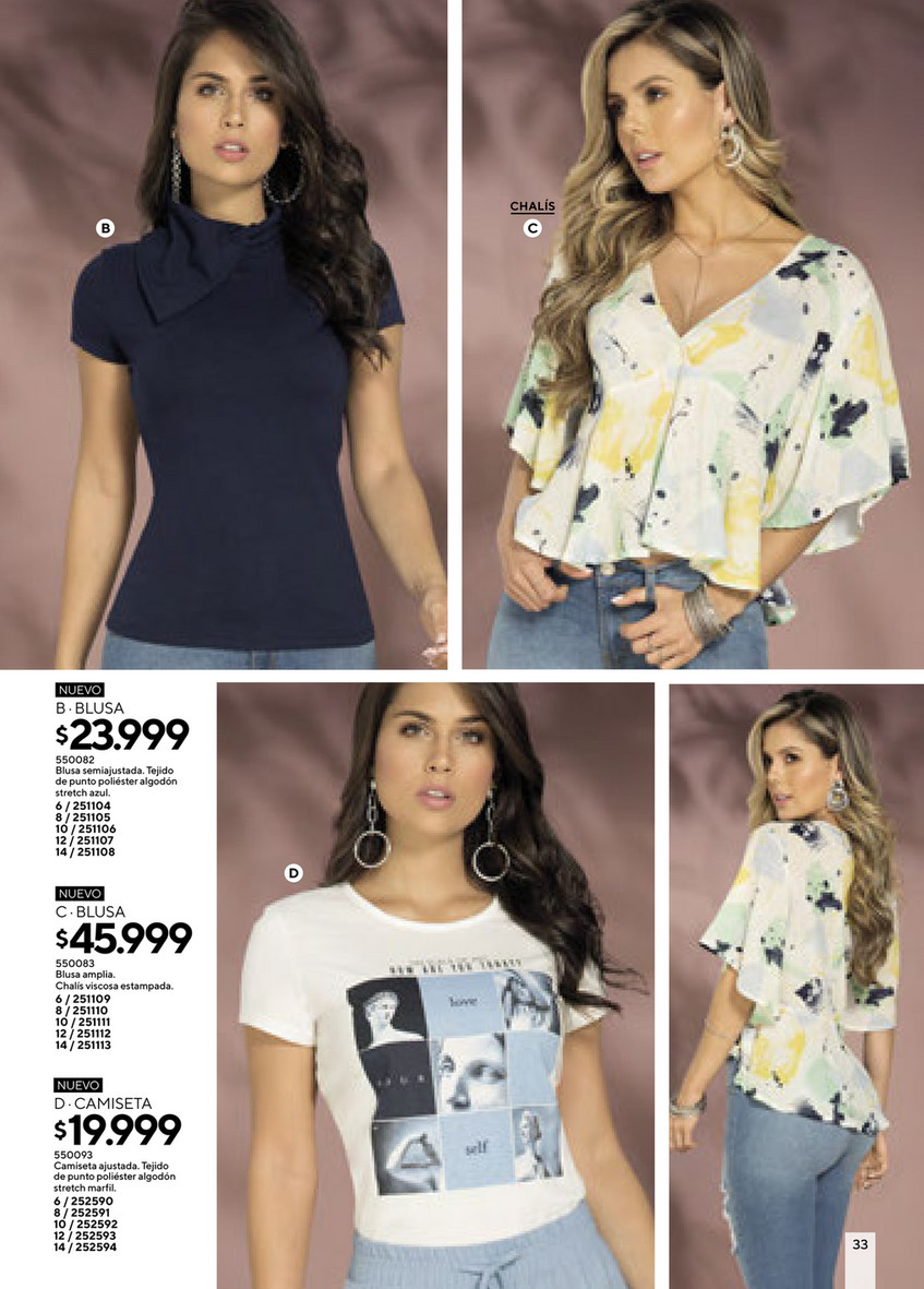 Modelos de blusas en best sale chalis estampado