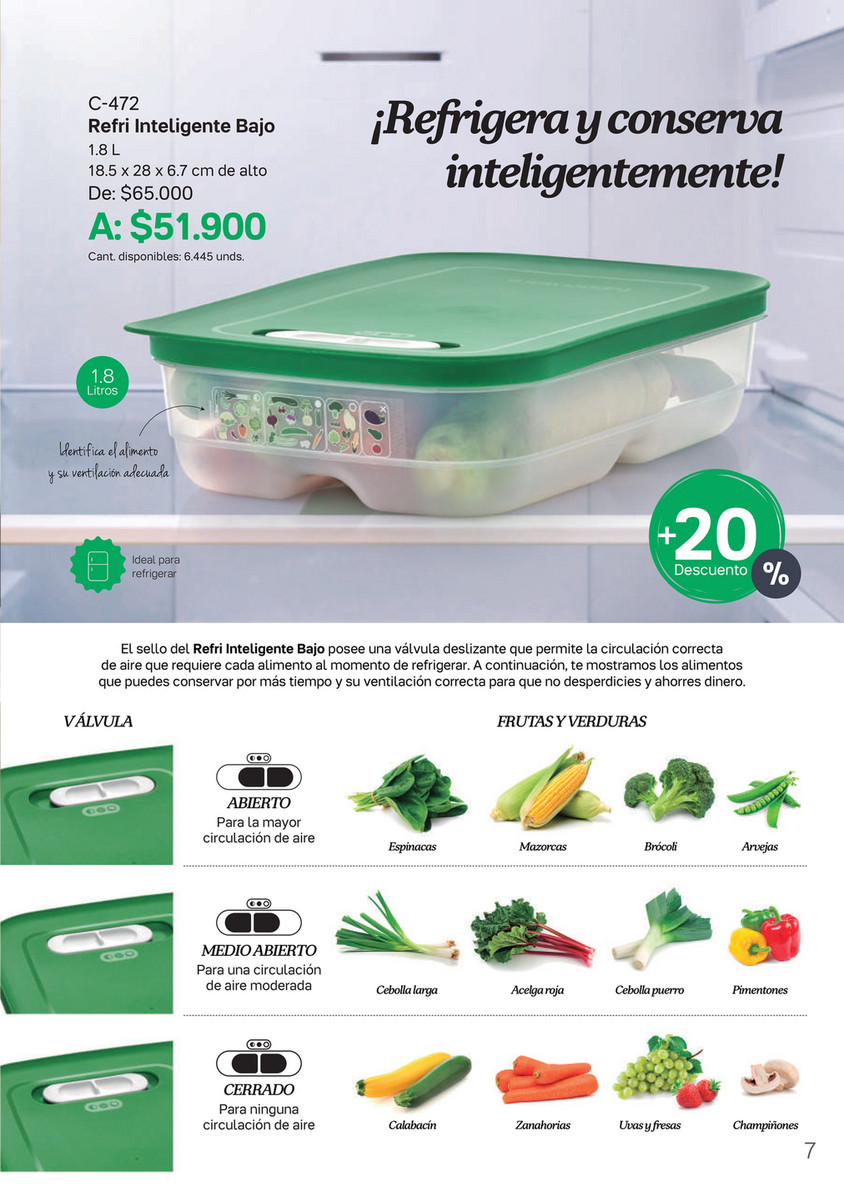 Refri Inteligente 8 Litros Marca Tupperware